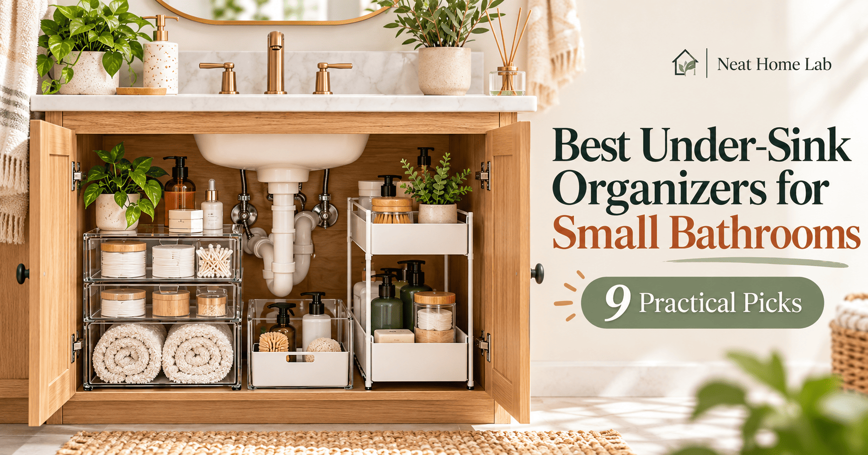 Best Under-Sink Organizers for Small Bathrooms: 9 Practical Picks